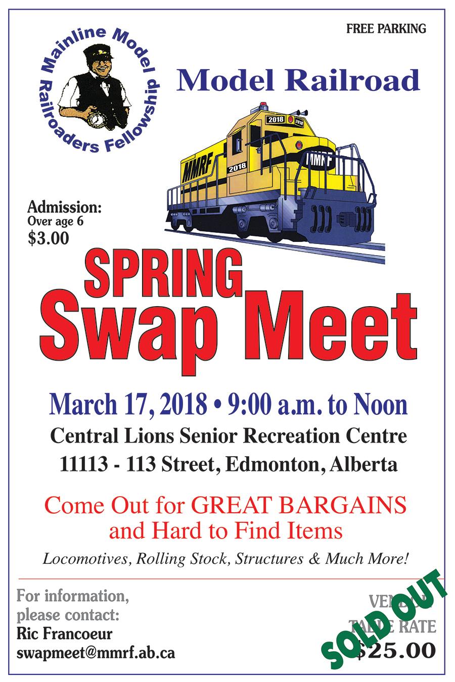 MMRF Spring Swap Meet - 2018