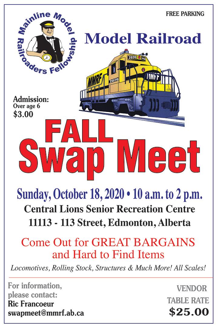 MMRF Fall Swap Meet - 2020 | Mainline Model Railroaders Fellowship