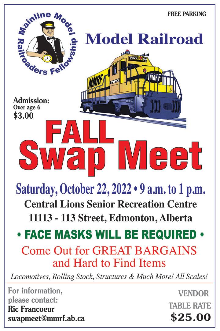 MMRF Fall Swap Meet - 2022 | Mainline Model Railroaders Fellowship