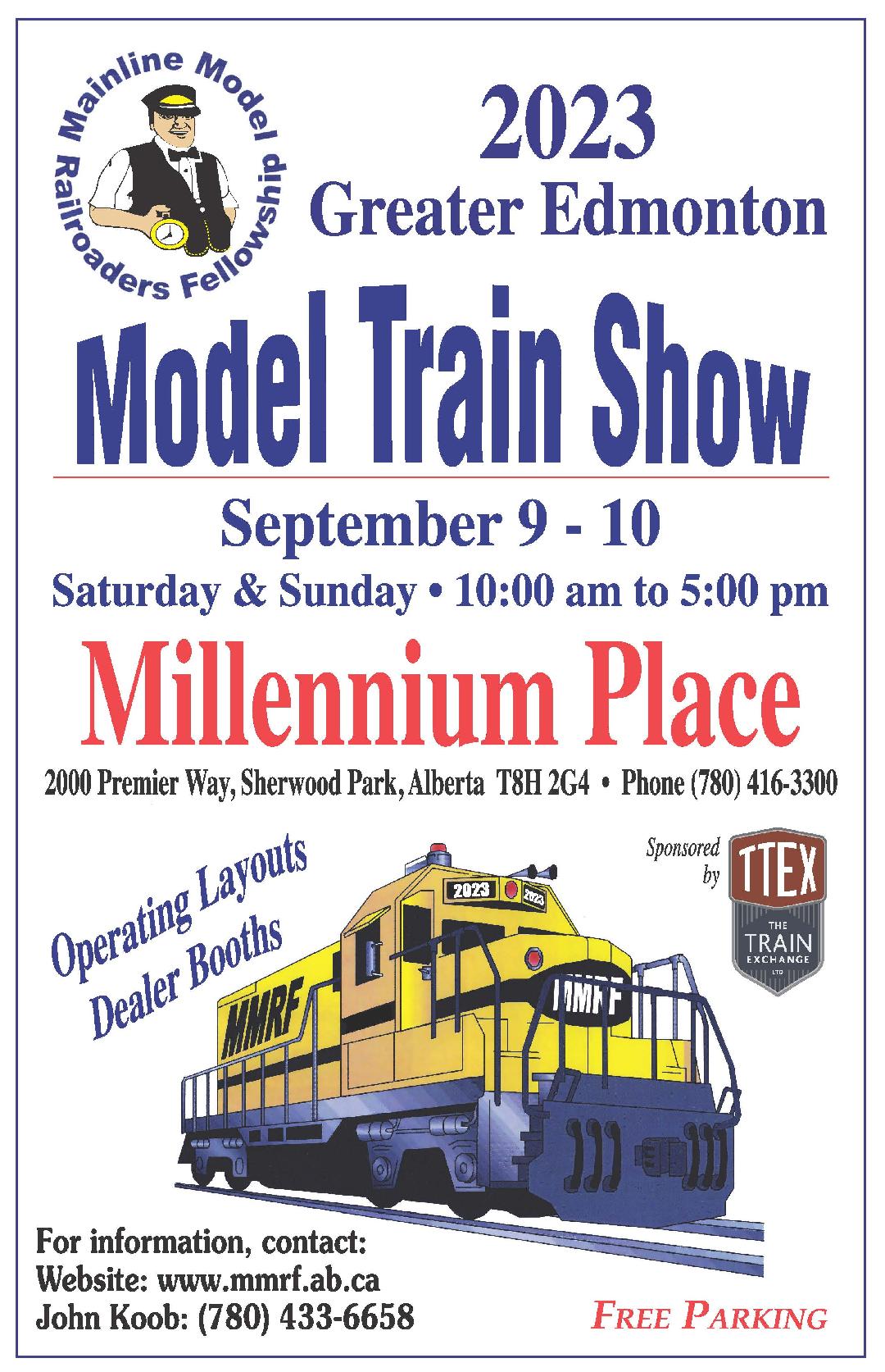 2023 Greater Edmonton Model Train Show