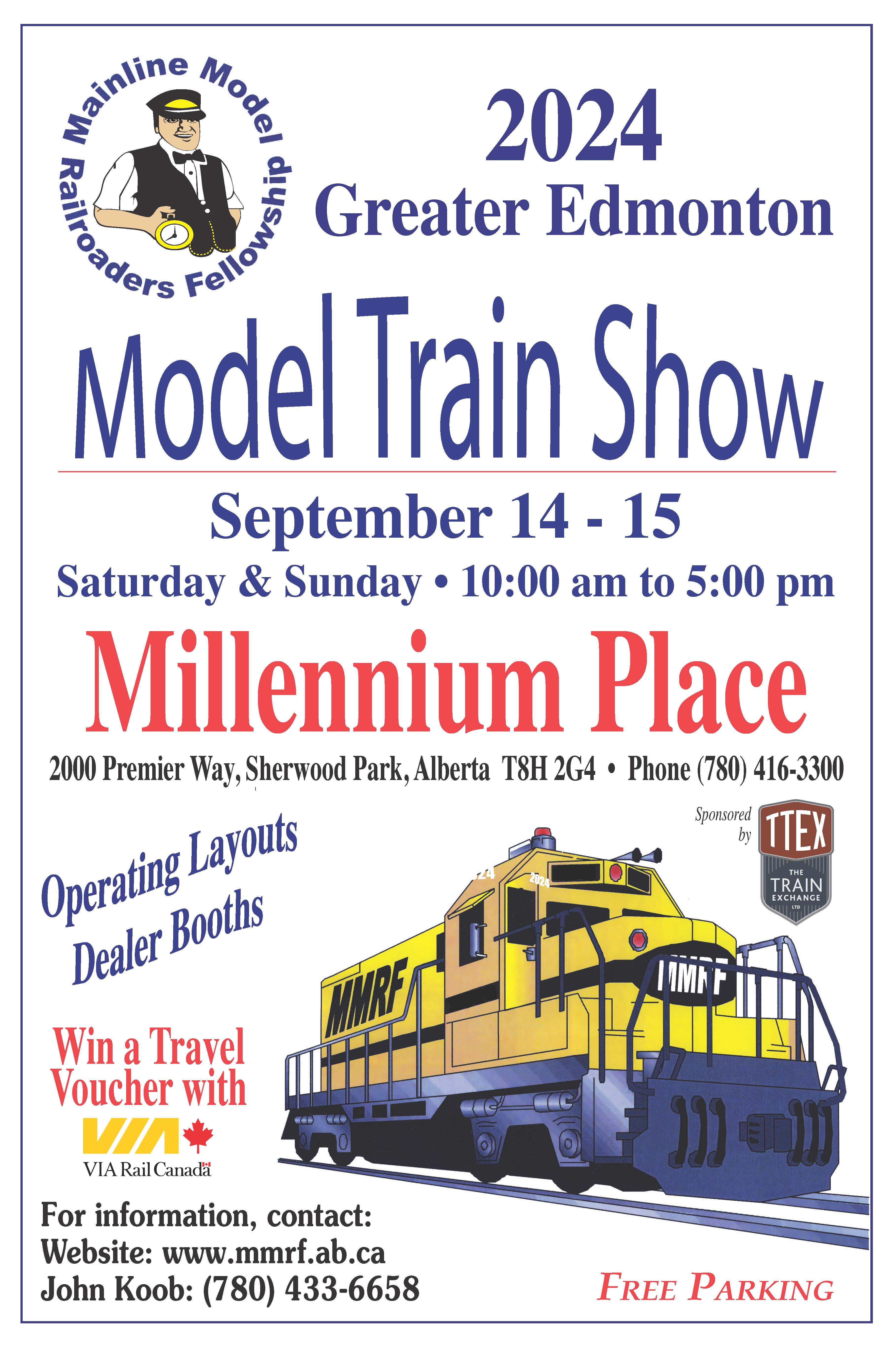 2024 Greater Edmonton Model Train Show